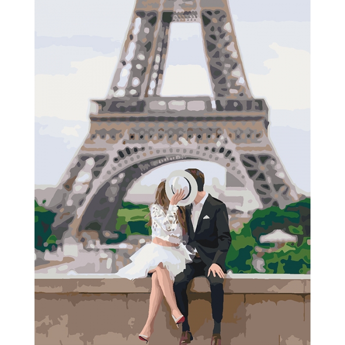 

Картина по номерам Идейка Люди "Сладкая парочка" 40*50см 3*