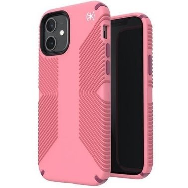 

Противоударный защитный чехол бампер накладка для iPhone Speck Presidio2 Grip Case Vintage Rose/Royal Pink/Lush Burgundy (138487-9286) для iPhone 12/iPhone 12 Pro