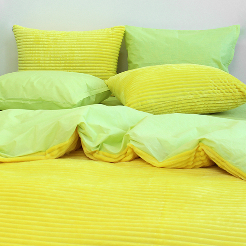 

Зимнее постельное белье TAG Wellsoft Yellow&Green (Евро) Желтый, Зеленый TAG ZL (evro)-43