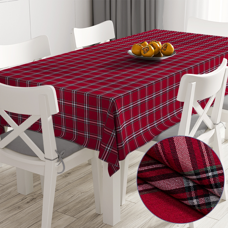 

Новогодняя скатерть Time Textile Glencolt Красный TT154760 4 салфетки