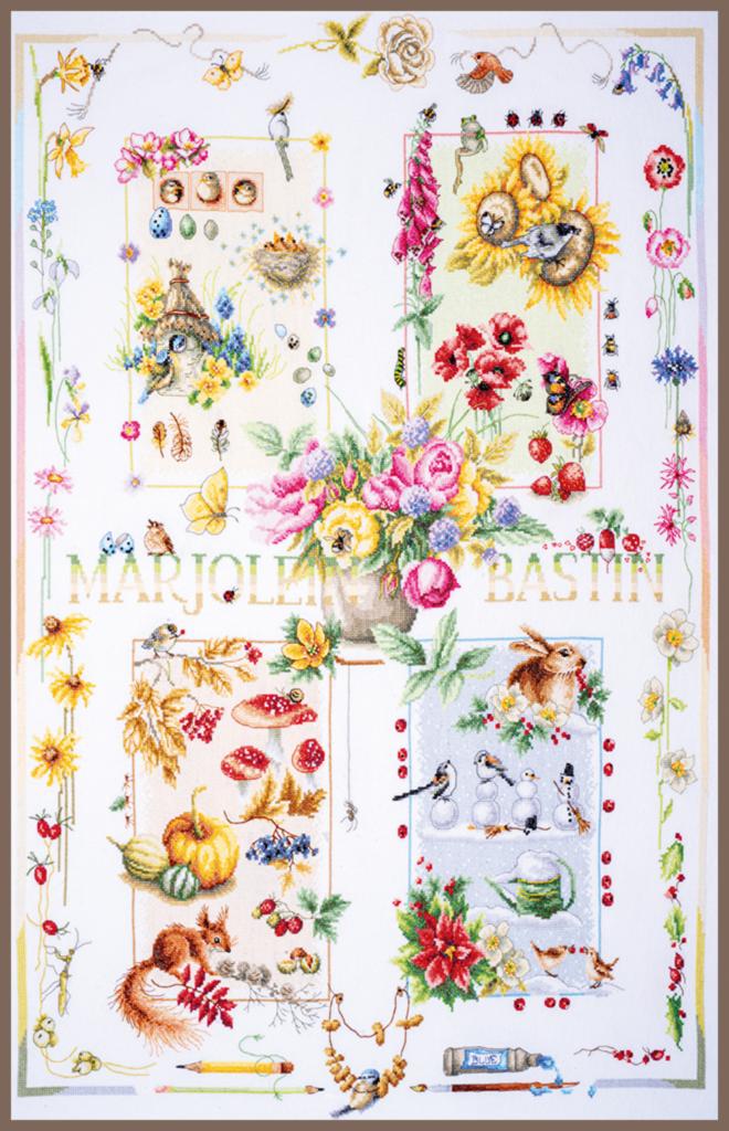 

Набор для вышивки крестом LanArte Four seasons PN-0188067