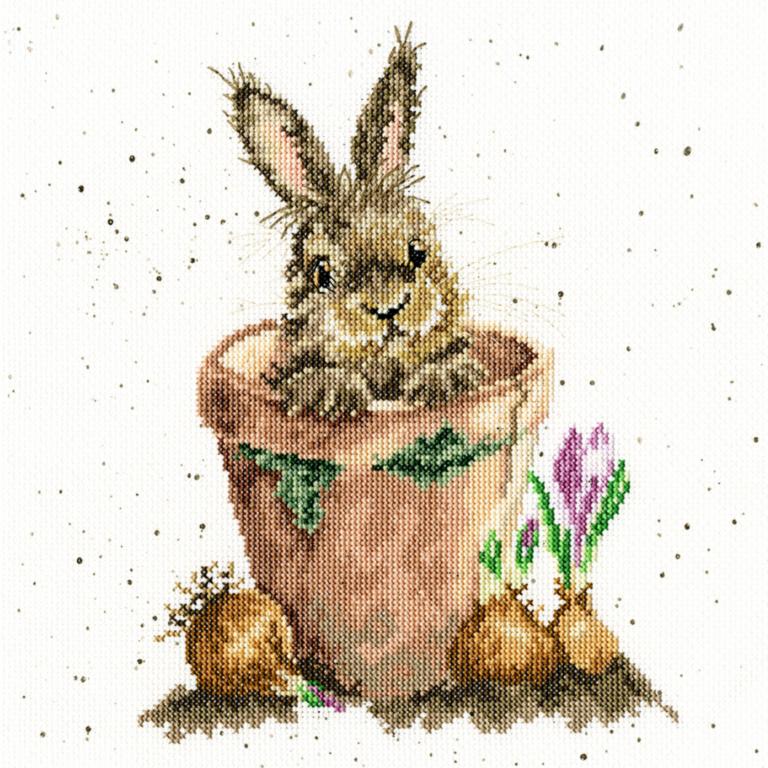 

Набор для вышивания крестом The Flower Pot Цветочный горшок XHD76 Bothy Threads