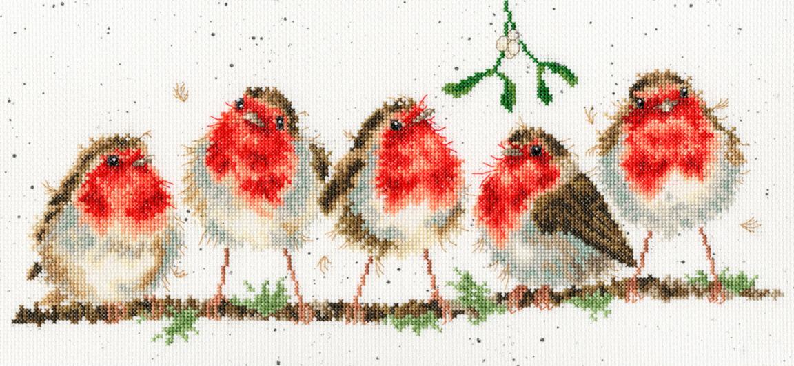 

Набор для вышивания крестом Rockin’ Robins Рокин Робинс XHD69 Bothy Threads
