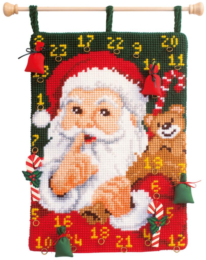 

Набор для вышивания крестом (календарь-панно) Vervaco Father Frost Дед Мороз PN-0145153