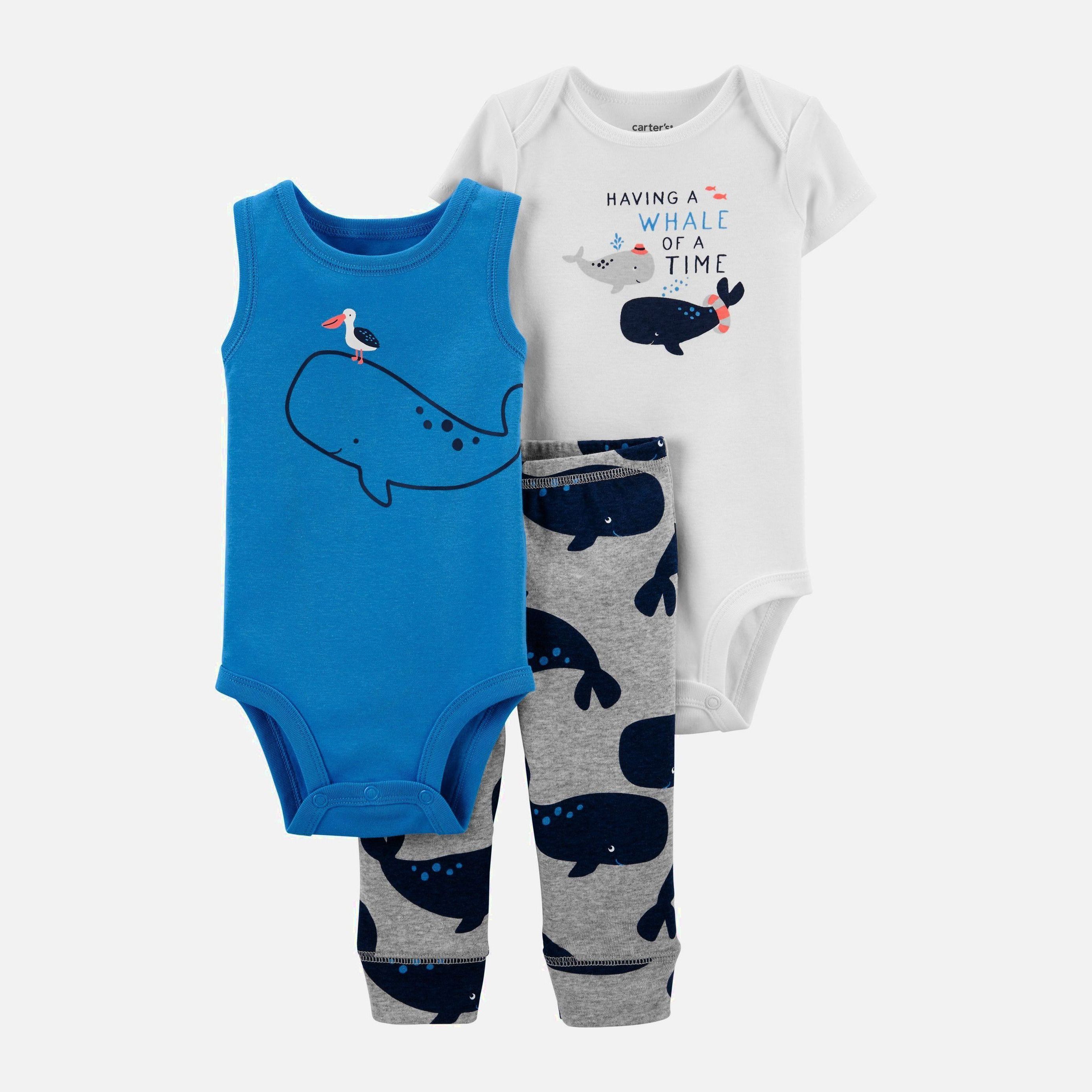 

Комплект (боди 2 шт + штанишки) Carters 1K442910 78-83 см 420 B Blue