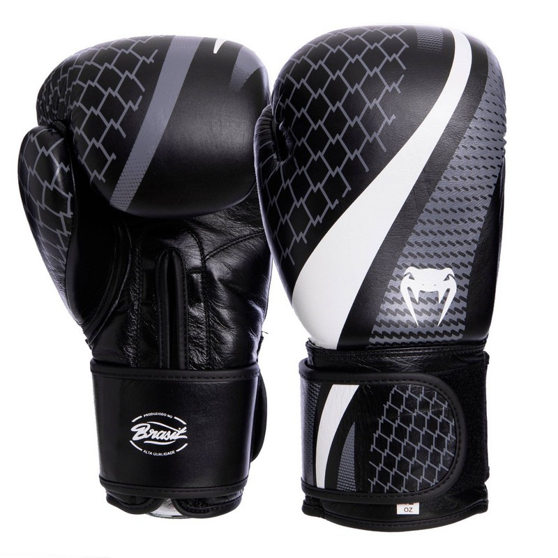 

Боксерские перчатки кожаные VENUM New Contender 2.0 VL-2034 14 унций черные