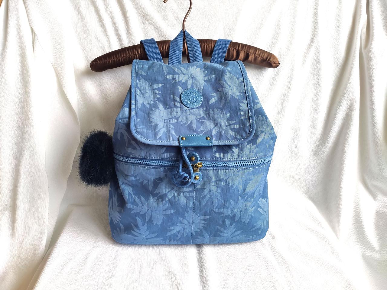 

Рюкзак городской молодёжный синий Kipling City Pack