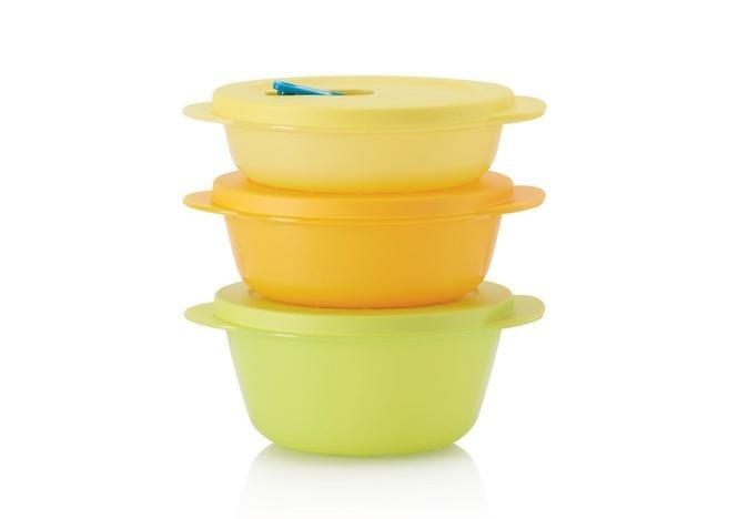 

Комплект «Нова хвиля»Tupperware (400/600/800 мл) для розігрівання