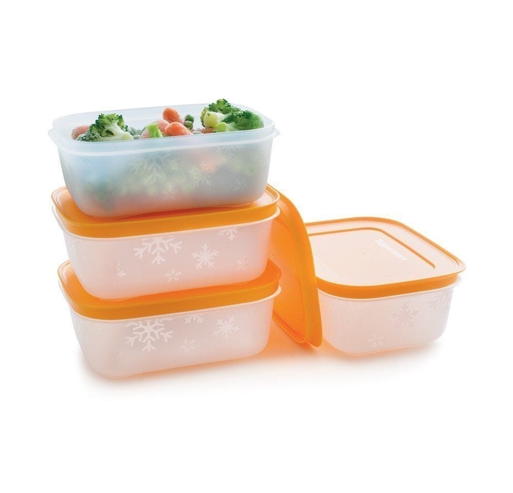 

Охолоджуючі лотки Tupperware (450 мл) низькі , 4 шт.