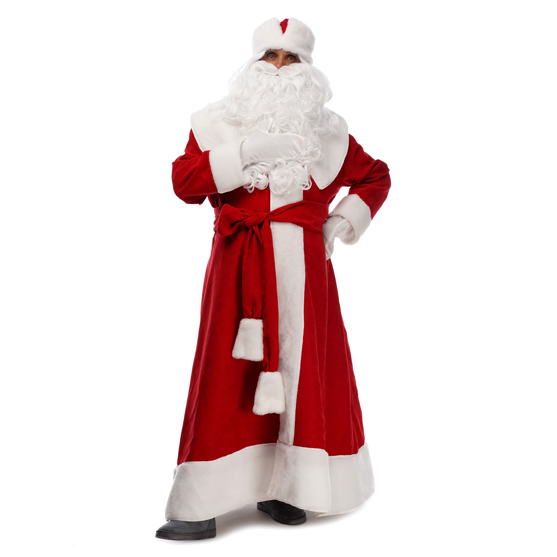 

Костюм Деда Мороза Волшебник Santa Store Красный ML 00126-ML