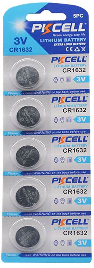Батарейка литиевая PkCell CR1632 5 шт PC/CR1632) – фото, отзывы ...