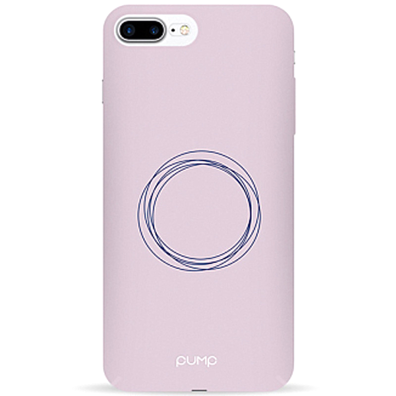 

Чехол Pump Silicone Minimalistic для Apple iPhone 7 plus / 8 plus (5.5") Circles on Light Без бренда