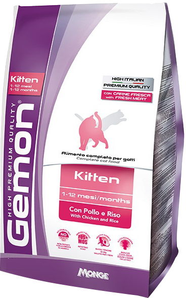 

Сухой корм для котят Gemon Kitten со вкусом курицы 1.5 кг
