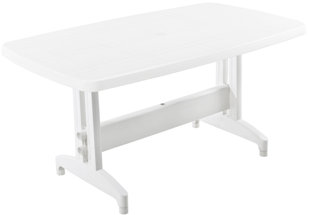 

Стол PAPATYA Престиж 88x155 белый
