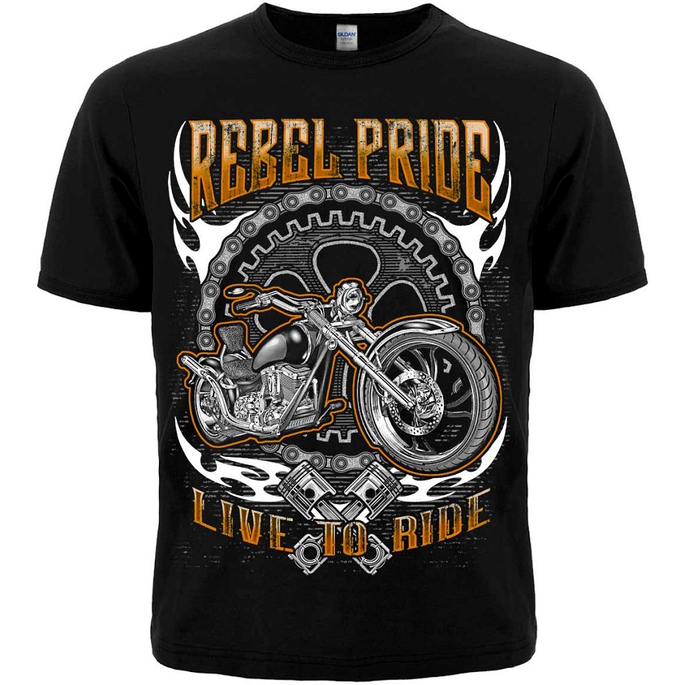 

Футболка Rockway Rebel Pride - Live To Ride Черный , Размер, Футболка Rockway Rebel Pride - Live To Ride Черный , Размер M