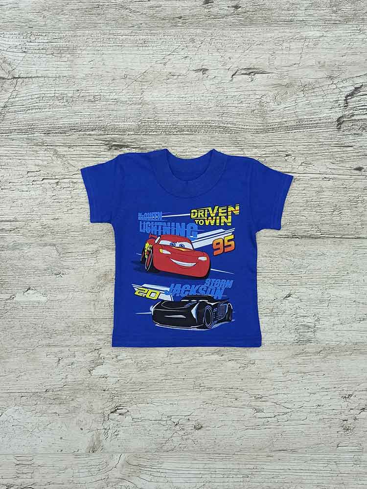 

Футболка для хлопчика електрик MCQUEEN 00080, 122-134 см. (7-8 років)
