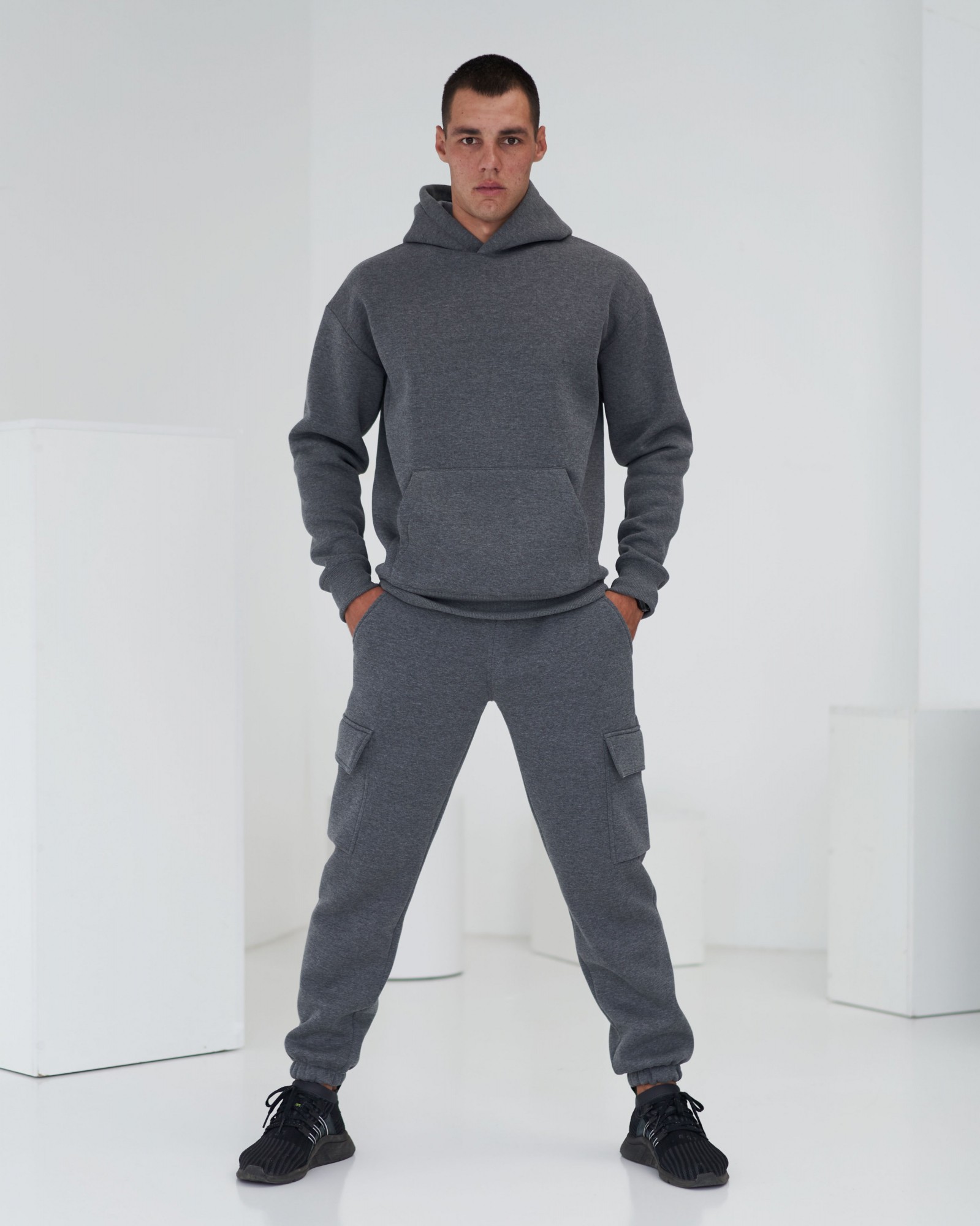 

Спортивный костюм зимний GR8 active wear модель 308w3-серый размер M