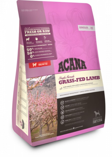 

Сухой гипоаллергенный корм для собак всех пород ACANA Grass-Fed Lamb 2 кг (a57020)