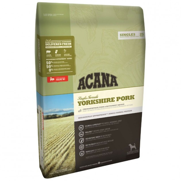 

Сухой гипоаллергенный корм для собак всех пород ACANA Yorkshire Pork 11.4 кг (a57212)