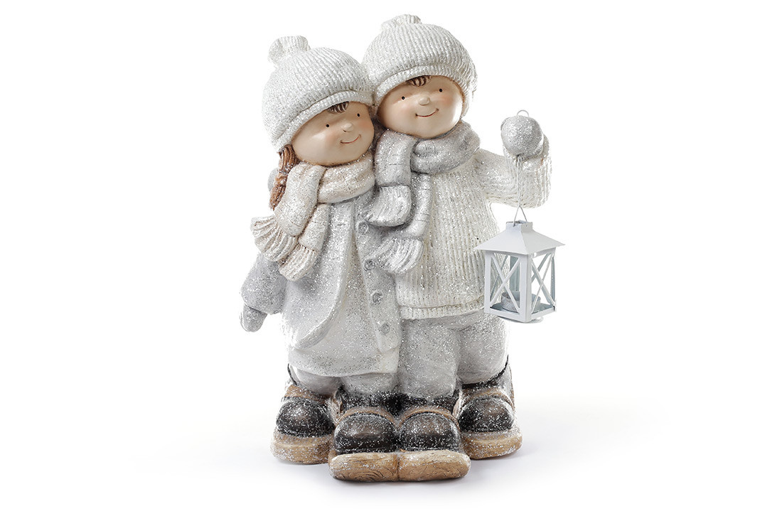 

Новогодняя фигура Детки с фонариком 48.5 см BonaDi 820-105