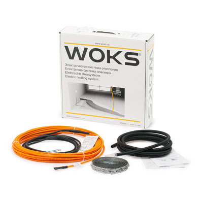 

Комплект для теплого пола двухжильный Woks 17, 1500 Вт, 90 м