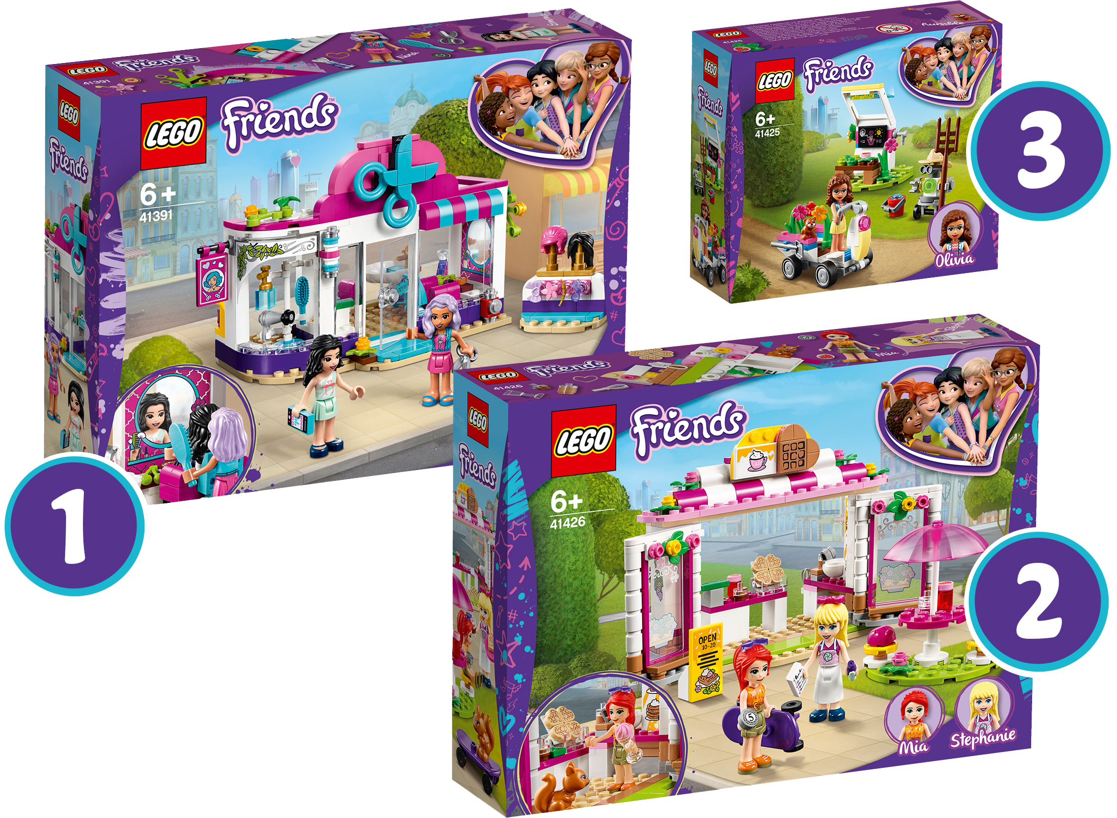 

Комбо-набор 3 в 1 LEGO Friends 551 деталь (66687)