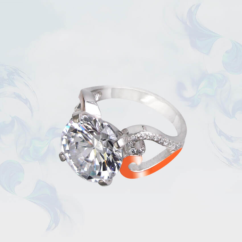 

Кольцо из серебра с золотыми вставками SilverUA модель 093 (размер 19,5)