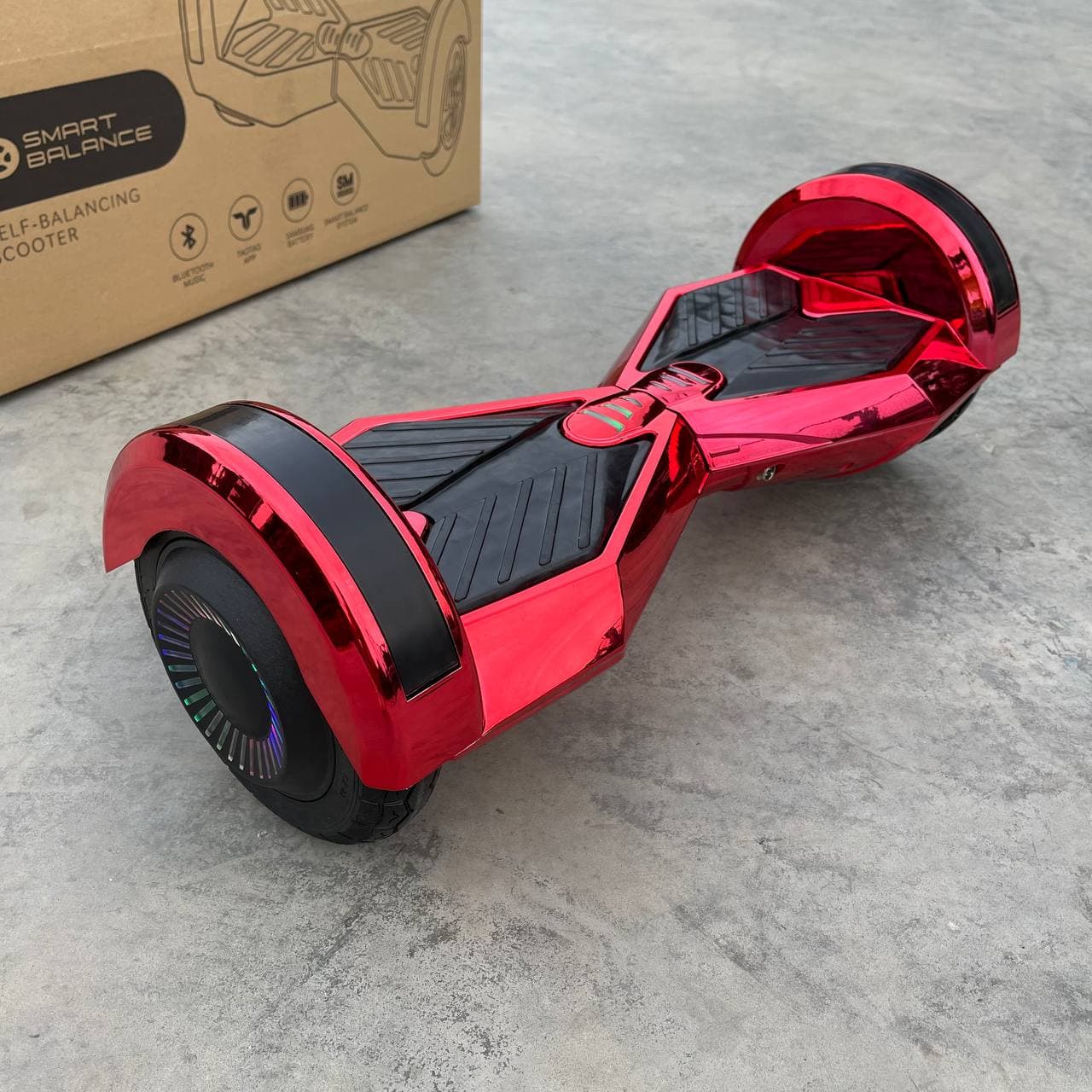 

Гироборд Tao Tao Smart 8" 2021, Хром красный металик + Сумка в подарок