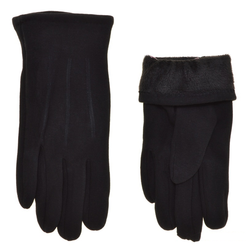 

Перчатки мужские хлопок, подкладка плюш, цвет черный, размер 11, pov28935