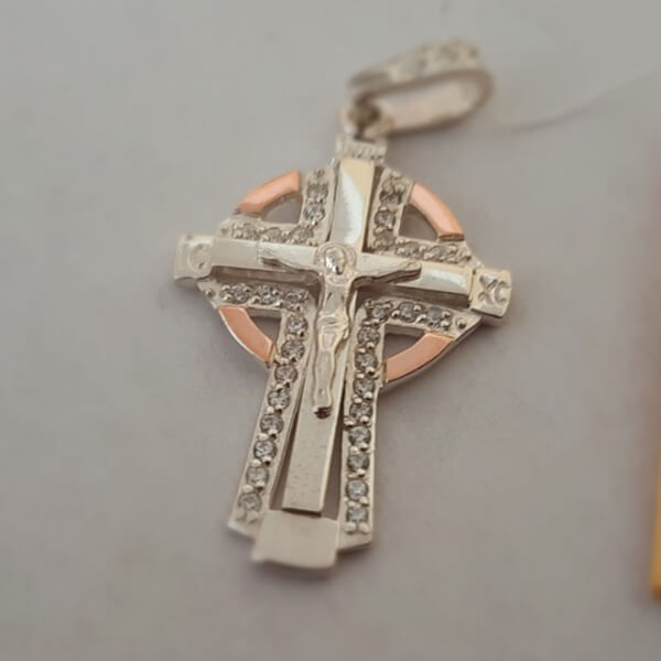 

Крестик из серебра SilverUA модель Х7/2