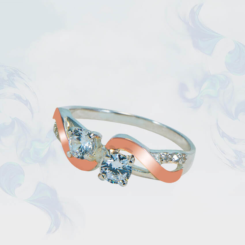 

Кольцо из серебра с золотыми вставками SilverUA модель 179 (размер 19,5)