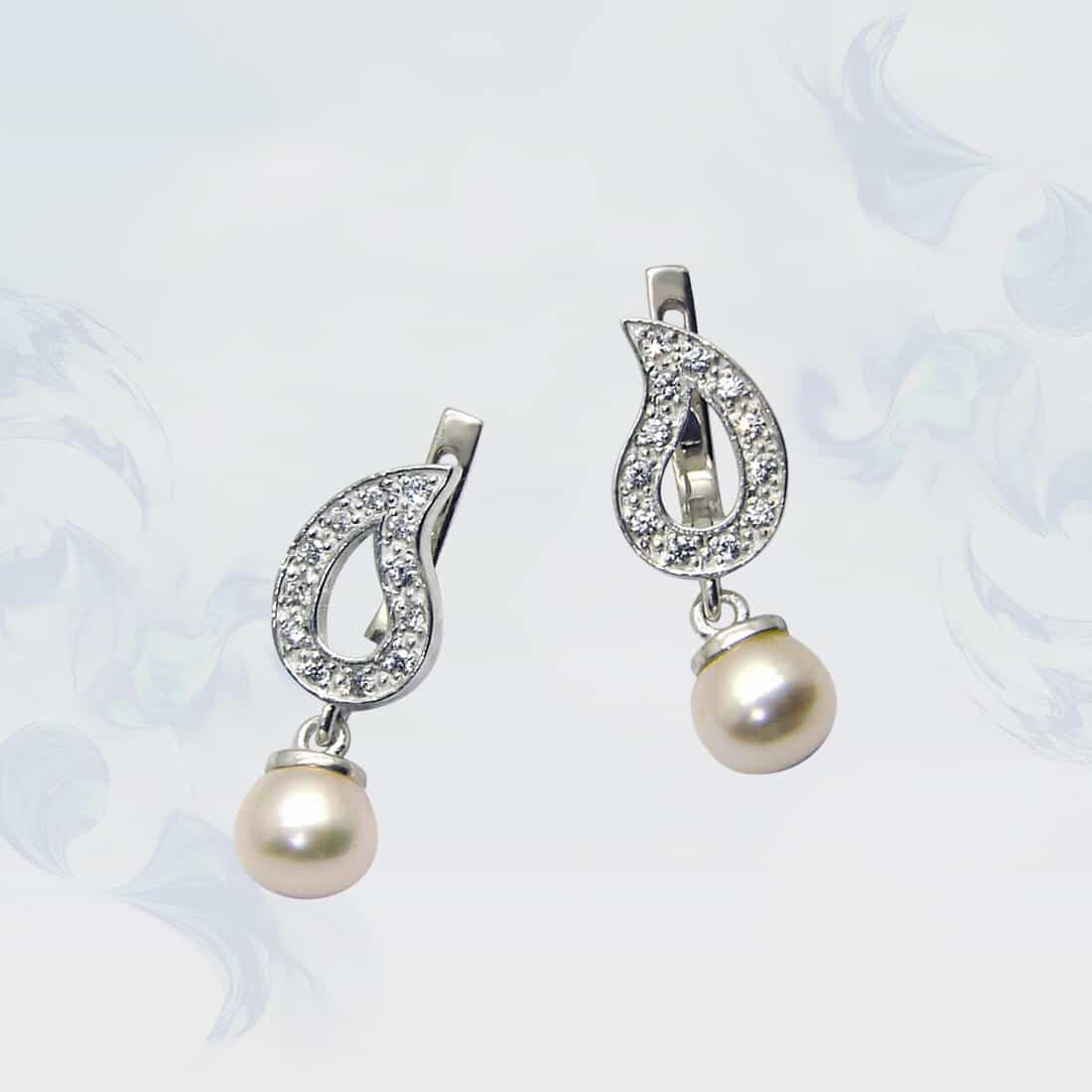 

Серьги из серебра SilverUA модель 040