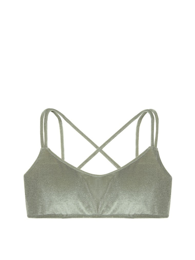 

Верхняя Часть Купальника Victoria’s Secret Топ Велюр M Зеленый (9034)