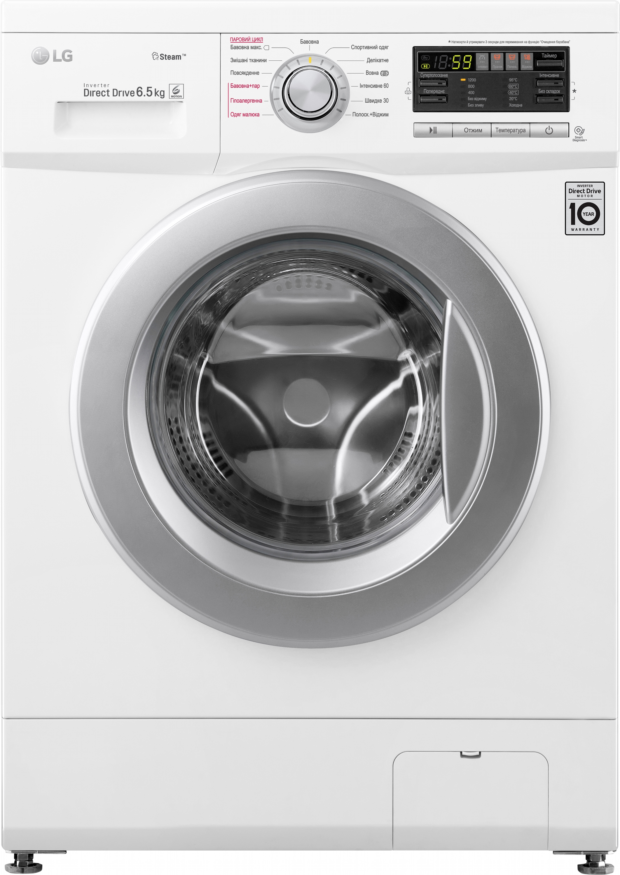

Стиральная машина узкая LG F1296WDS1