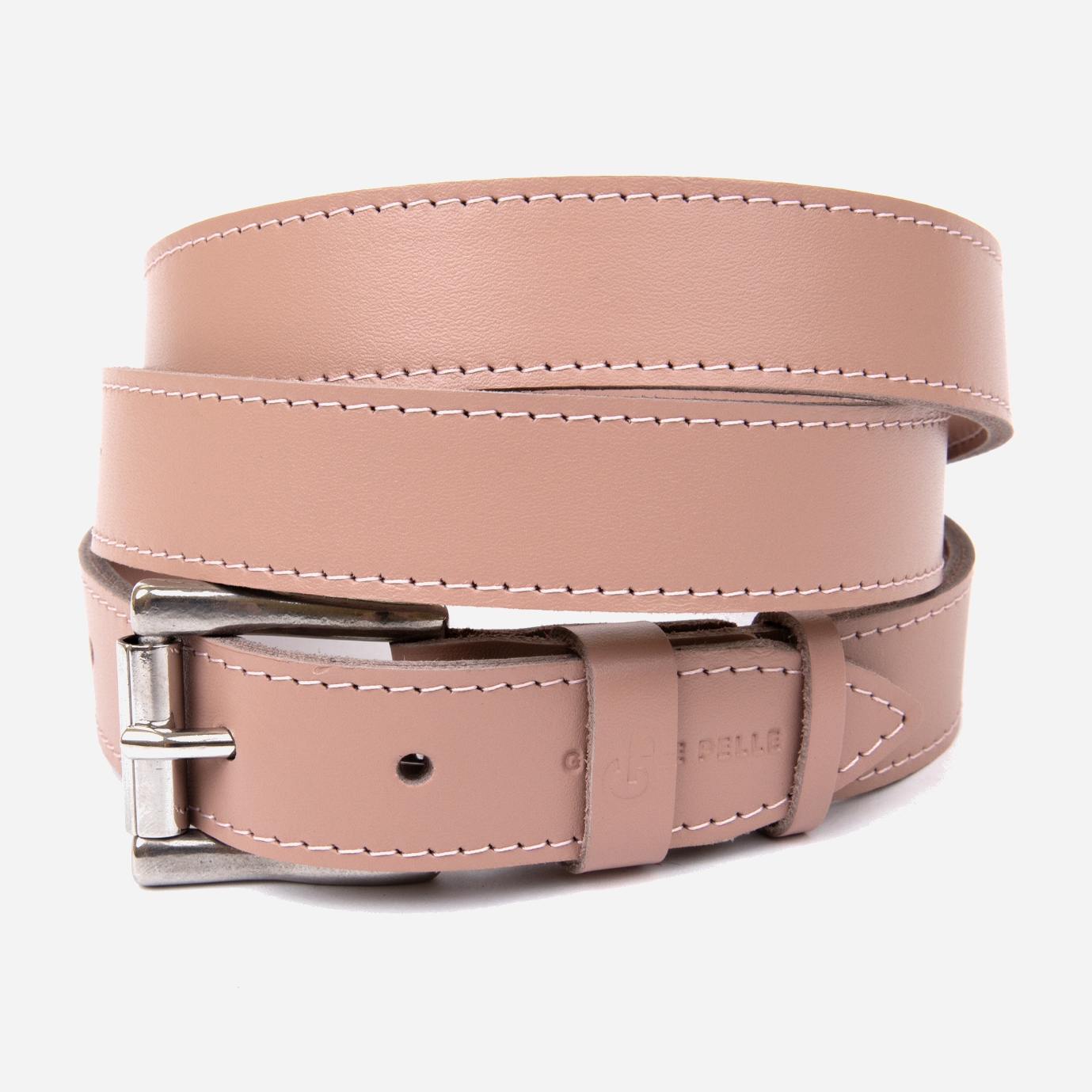 

Женский ремень кожаный Grande Pelle leather-11376 124 см Розовый