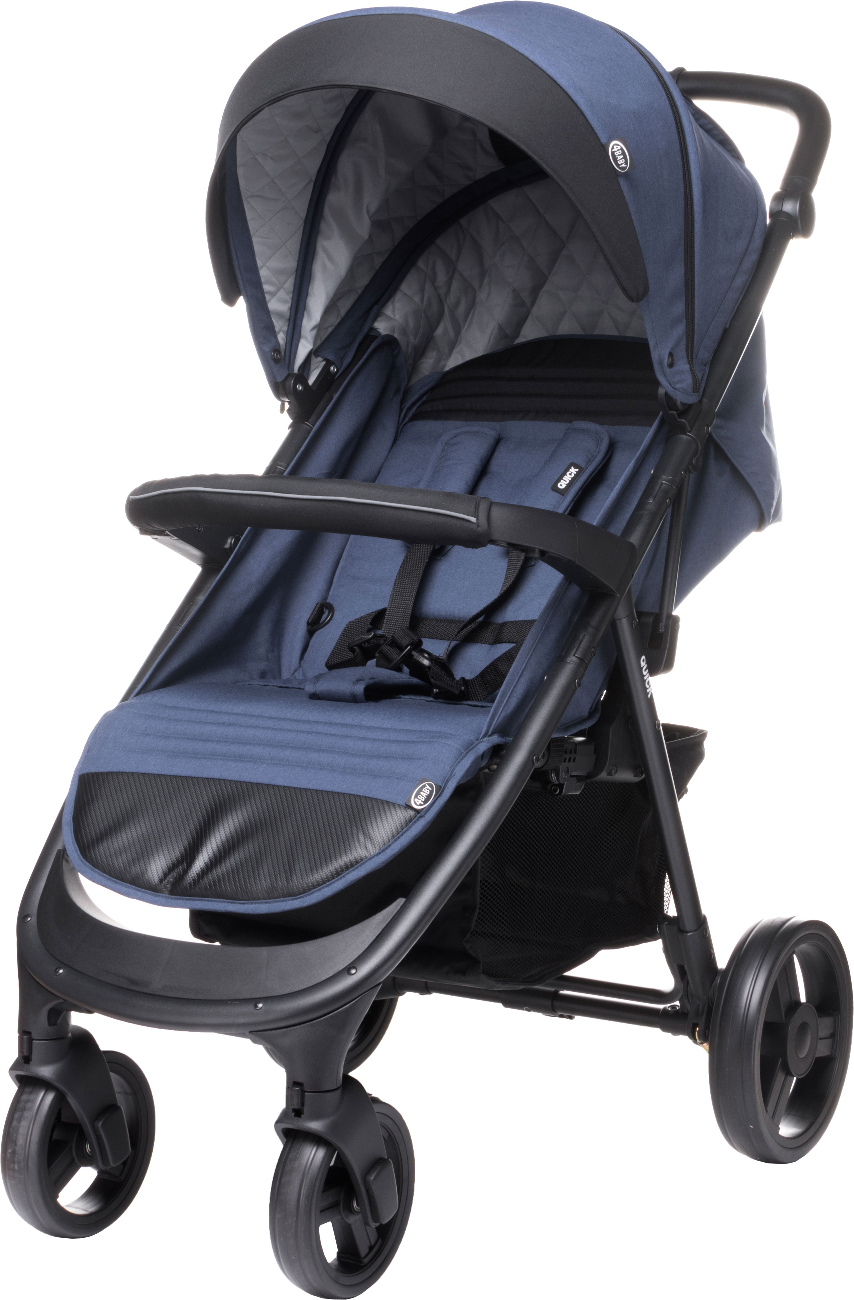 

Прогулочная коляска 4Baby Quick Navy blue (4QU05)