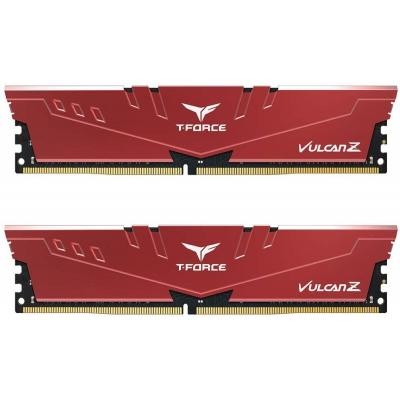 

Модуль памяти для компьютера DDR4 16GB (2x8GB) 3000 MHz T-Force Vulcan Z Red Team (TLZRD416G3000HC16CDC01)