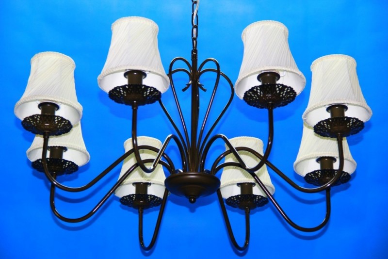 

Люстра свеча Ray L80302/8 (BK) (AN003136)