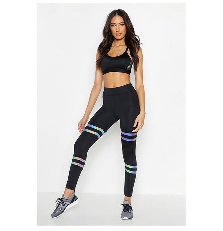 

Лосины фитнес boohoo c вставками хамелеон Black, Лосины фитнес boohoo c вставками хамелеон Black XL