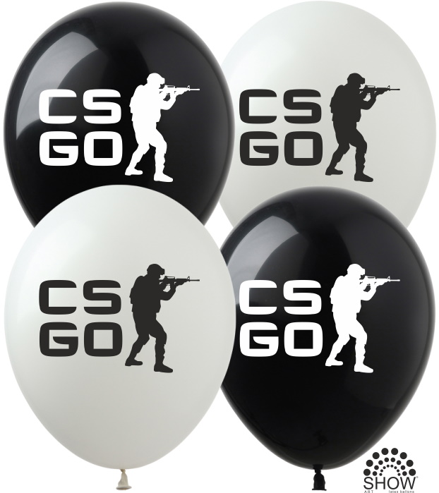 

Шарики 12" «Counter Strike» 1сторона, цена за уп.100шт(CS-1)