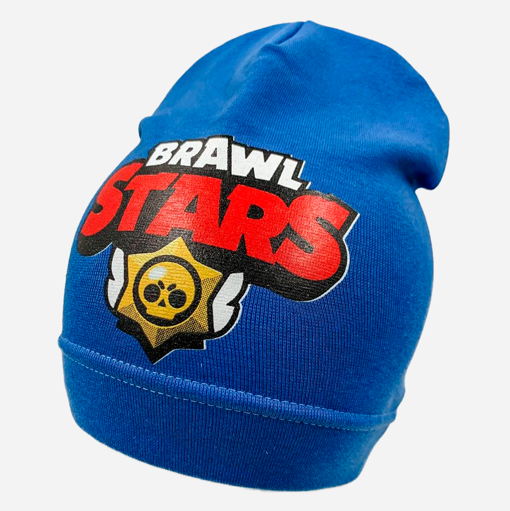 

Демисезонная шапка Sample Brawl stars(М2024) 46-54 Синяя