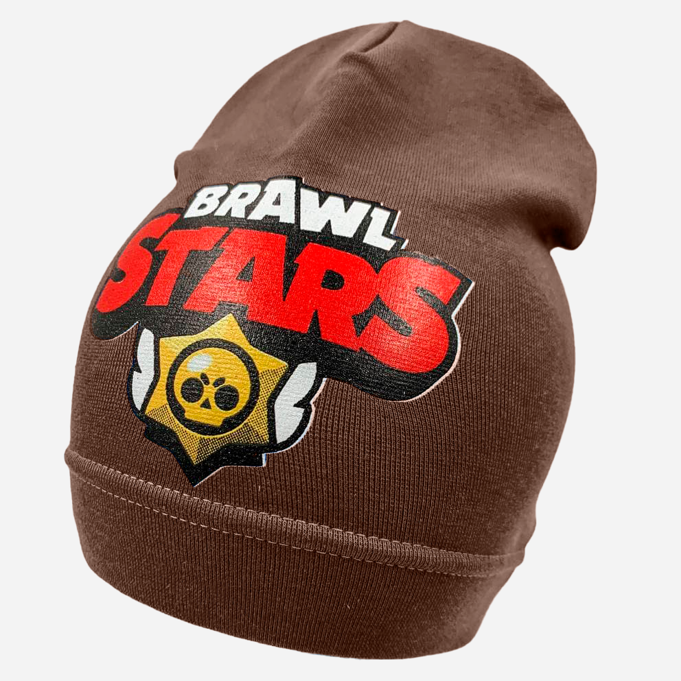 

Демисезонная шапка Sample Brawl stars(М2024) 46-54 Коричневая