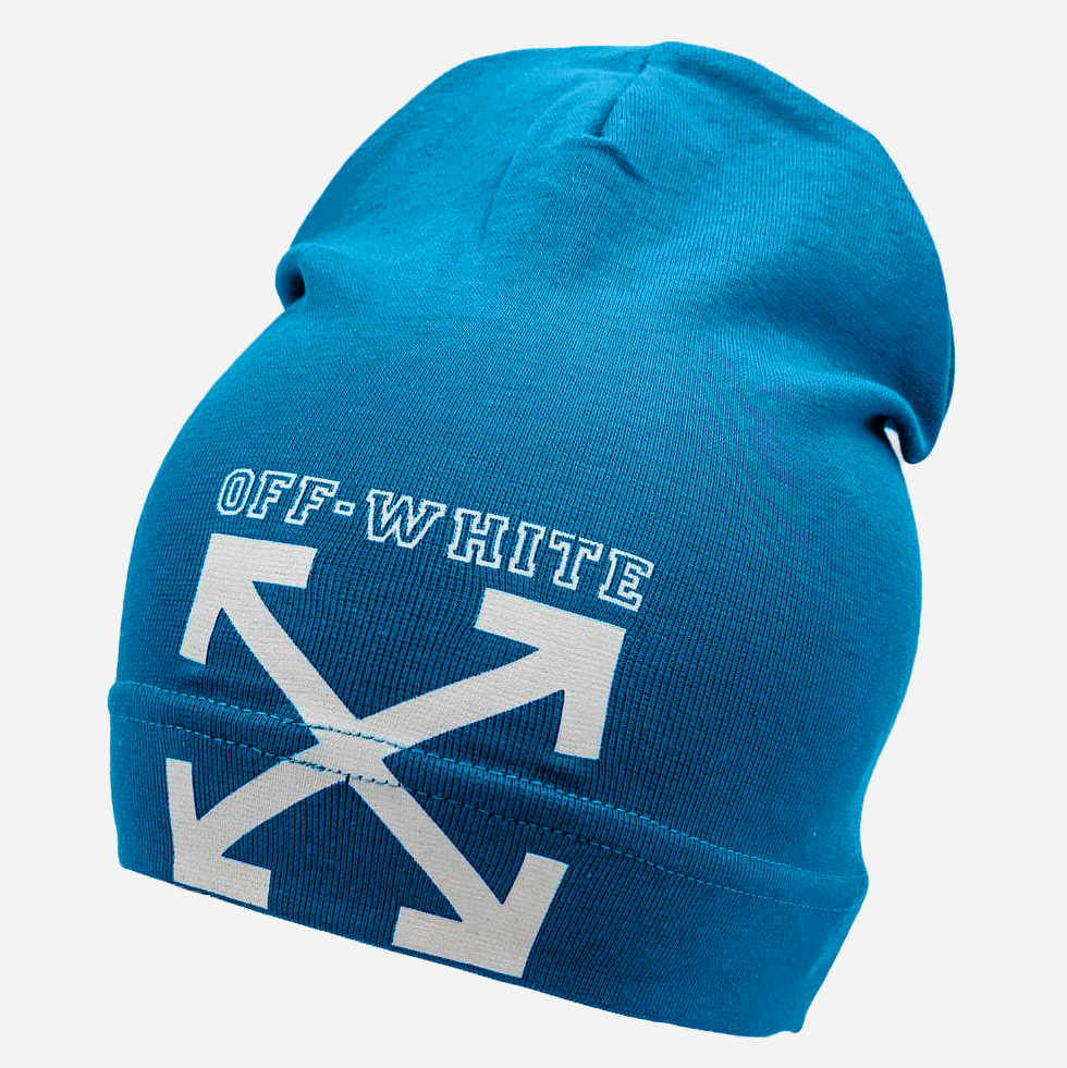 

Демисезонная шапка Sample Off White 46-54 Синяя
