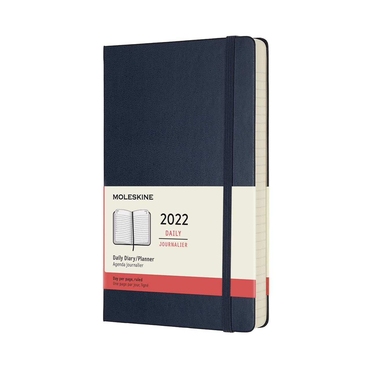 

Ежедневник Moleskine 2022 Датированный Средний (13х21 см) 400 страниц Сапфир (8056420855654)