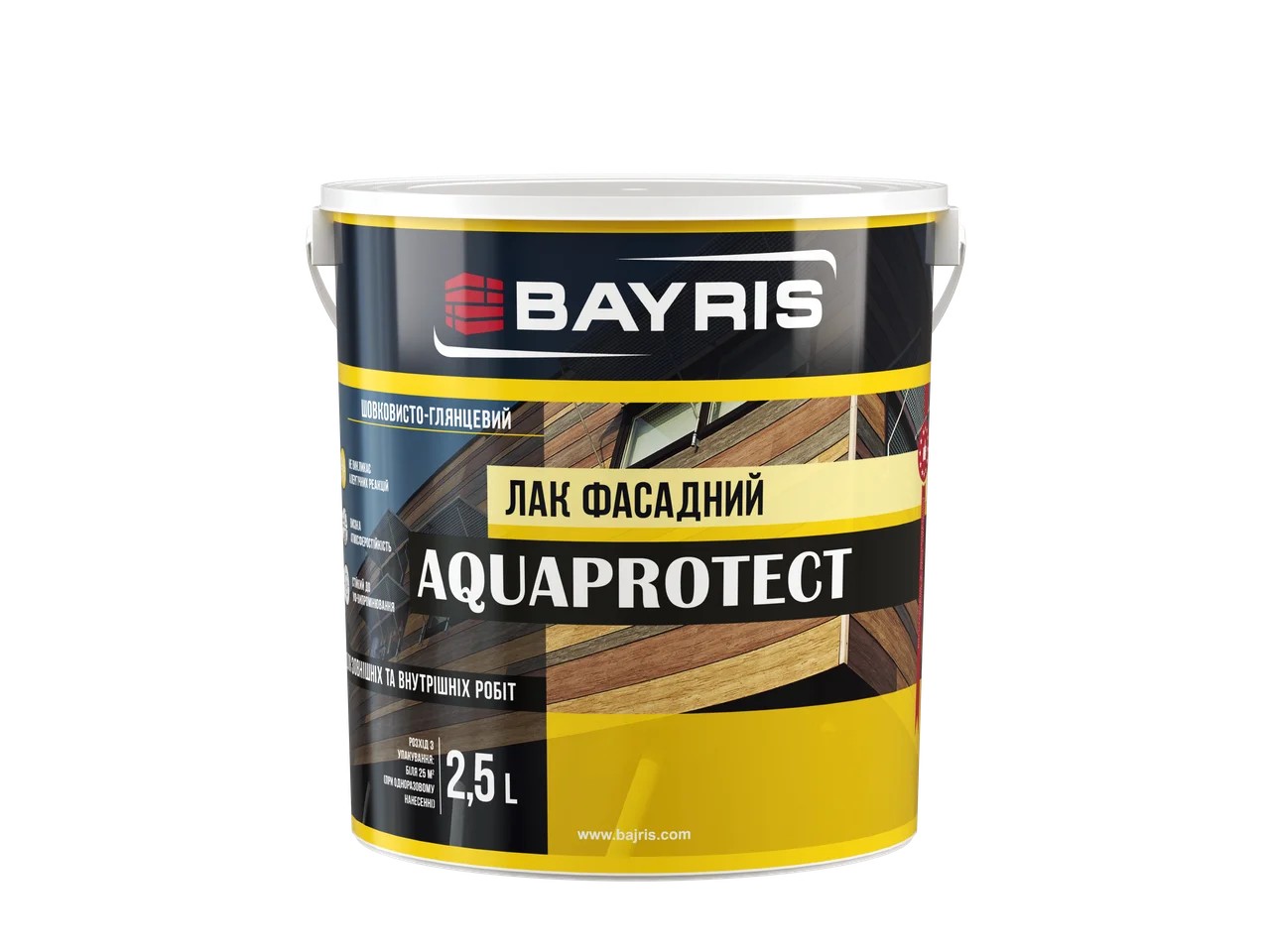 

Лак фасадный Aquaprotect Bayris 2.5 л