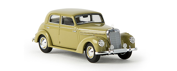 

Автомодель Mercedes 220 (W187) темно-бежевый BREKINA 13054