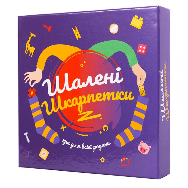 

Настільна гра Шалені шкарпетки. Fun Games Shop