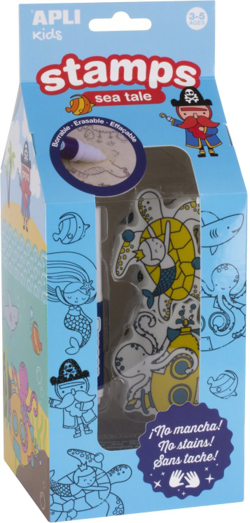 

Набор детских печатей штампов ApliKids Море (000016813) (8410782168133)