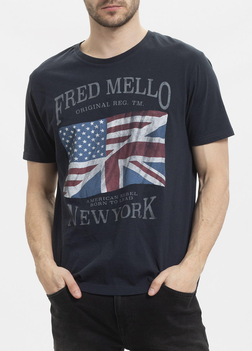 

Футболка Fred Mello  Синий (FM20W12TG_BLUE, Футболка Fred Mello XL Синий (FM20W12TG_BLUE-XL)