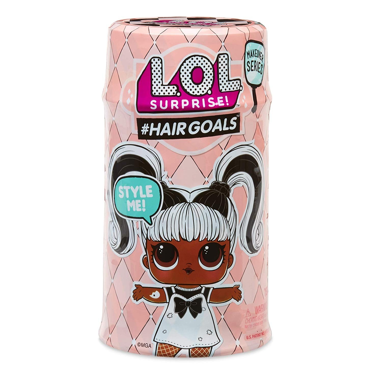 

Игровой набор сюрприз с куклой L.O.L. Surprise серия Hairgoals Makeover Модные прически 1 волна